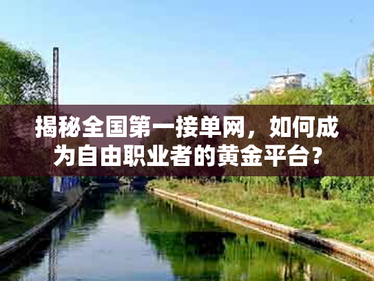 揭秘全国第一接单网，如何成为自由职业者的黄金平台？