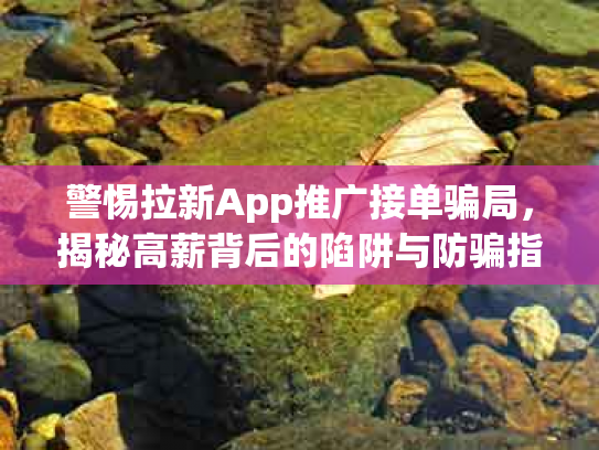 警惕拉新App推广接单骗局，揭秘高薪背后的陷阱与防骗指南