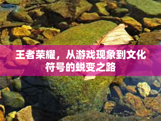 王者荣耀，从游戏现象到文化符号的蜕变之路